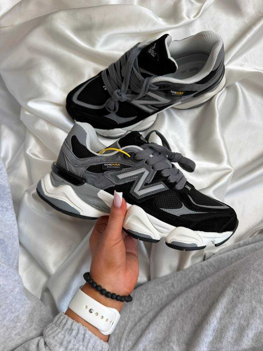 Кроссовки New Balance 9060 Black White CorDura / Нью Беленс 9060 Кордура черно белые влагозащита 38 39 40 41 42 43