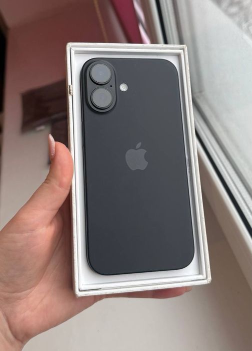 iPhone 16 128 gb neverlock (фізична сім карта) 100% АКБ