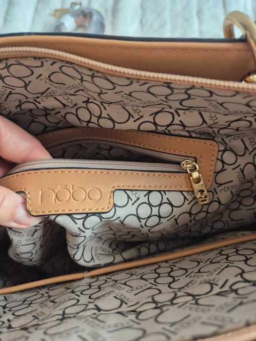 NOWA torba torebka Nobo shopperka długi pasek krótkie paski