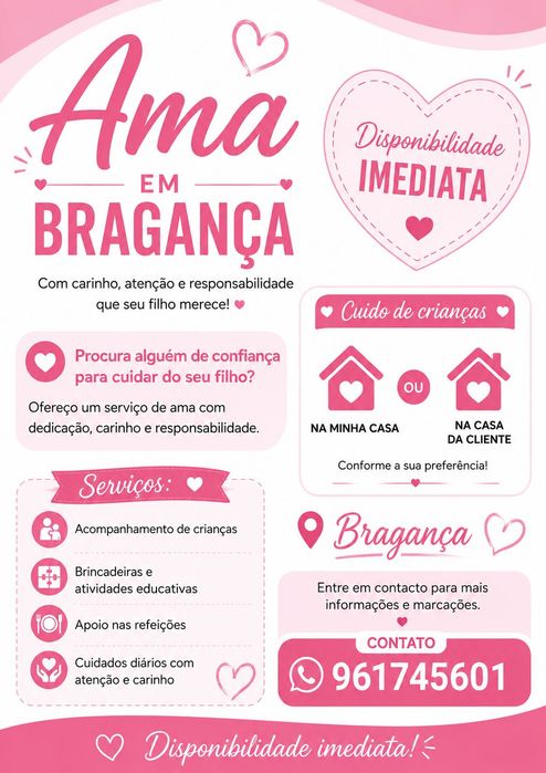 Babysitter in Bragança