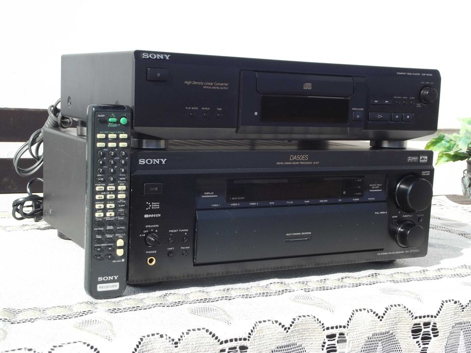 Amplituner Sony STR DA50 +CDP XE330 Bluetooth