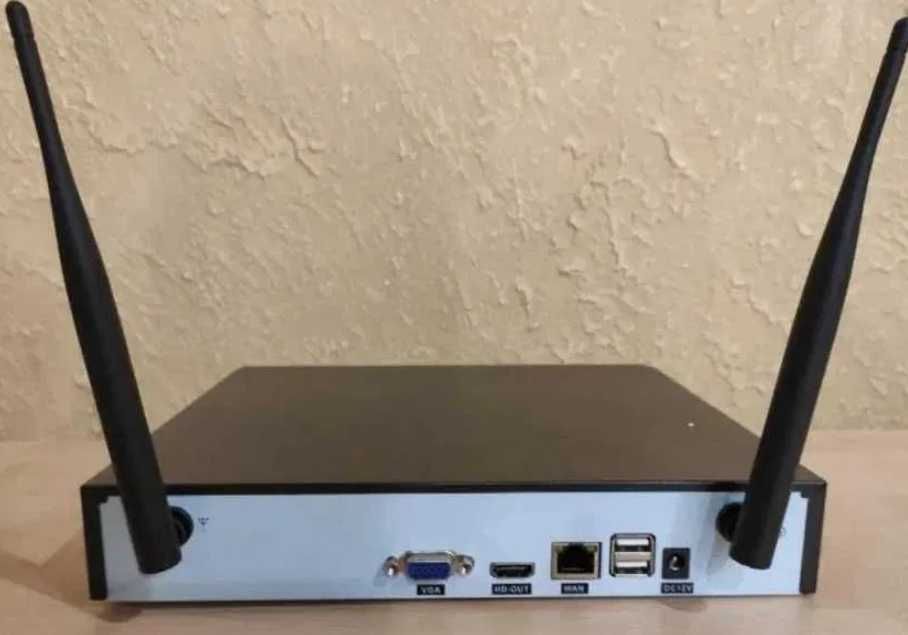 Комплект видеонаблюдения система для дома на 4 камеры вай-фай