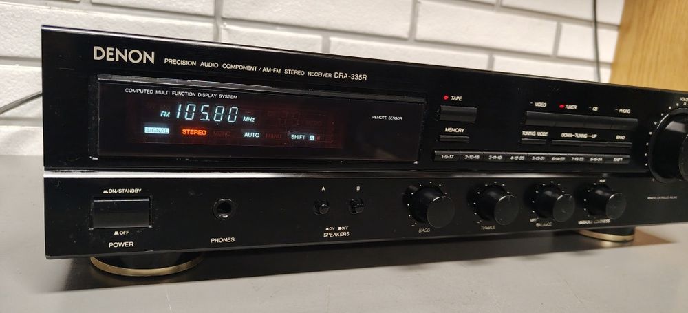 Amplituner DENON DRA-335R. IDEALNY