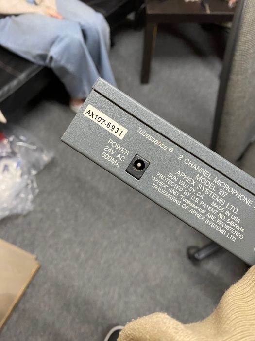 Przedwzmacniacz lampowy Aphex 107 2 kanały made in USA!
