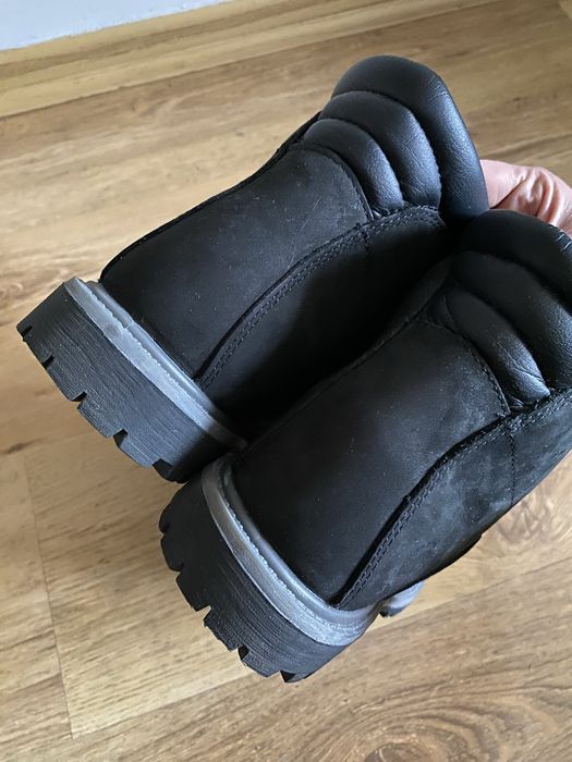 Botki skórzane trapery Timberland czarne 38,5