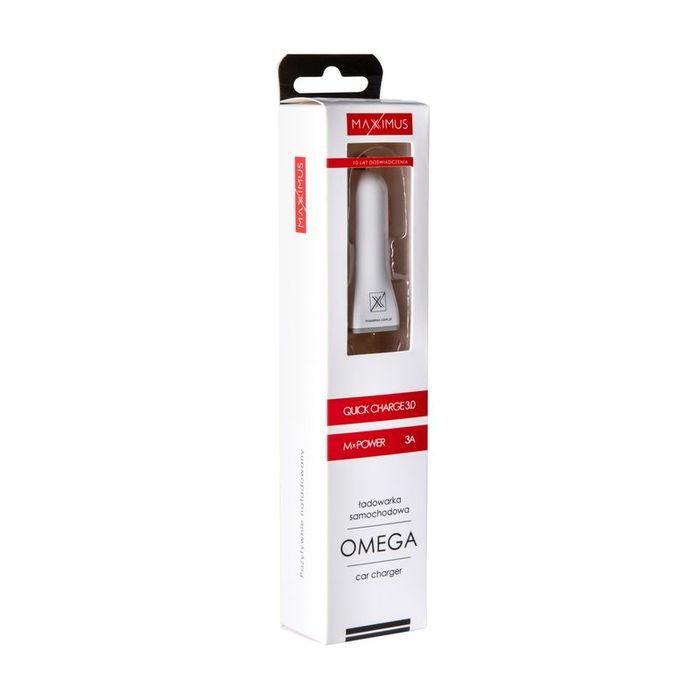 Ładowarka samochodowa Maxximus Omega 3A QUICK CHARGE 3.0, 18W
