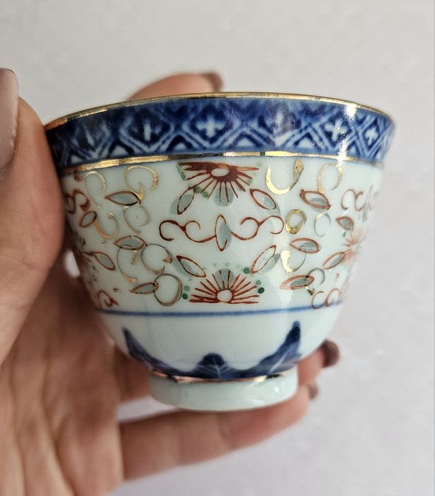 Taça de porcelana chinesa