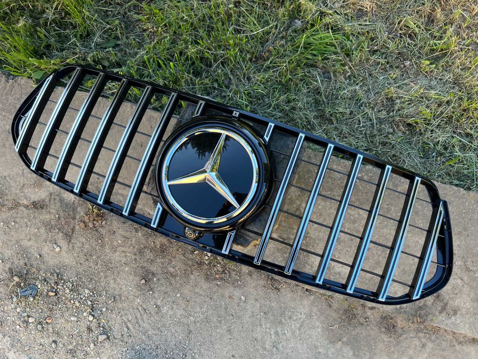 Решітка радіатора на mercedes gle  W167 w 167 19-22 г GT Panamericana