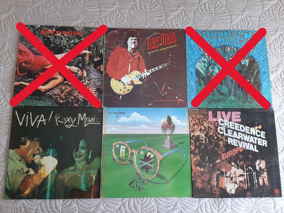 Roxy Music - Buggles – Gary Moore – Creedence Clearwater Revival – Vinil LP