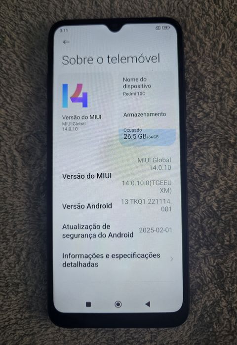 Redmi Telémovel 64GB modelo nas fotos