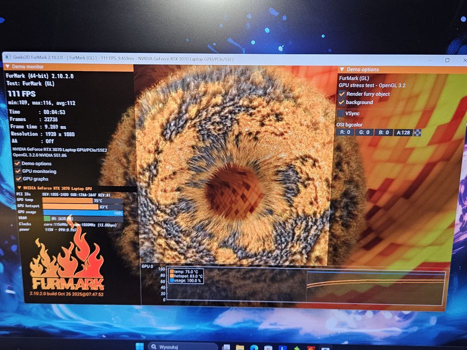 Laptop gamingowy Lenovo Legion 5 Pro RTX 3070 RYZEN 7 SSD 512GB RAM 16