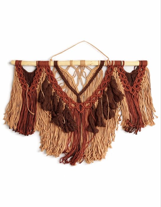 Dekoracja ścienna makrama handmade boho