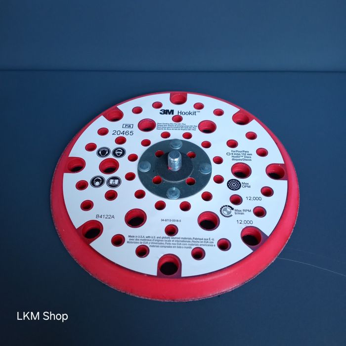 Платформа оправка 3М 20465 для кругів 150мм на липучці,платформа 75мм