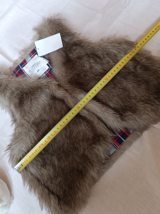 Futerko kamizelka bezrękawnik dla dziewczynki h&m 10 / 12 lat