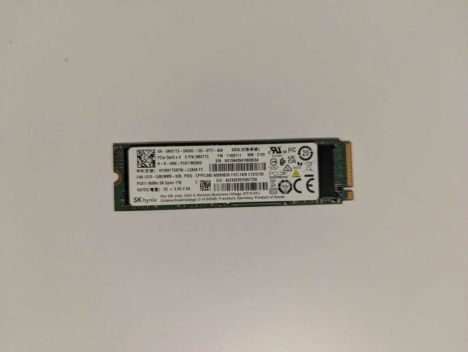 Dysk SSD NVMe SK hynix 1TB