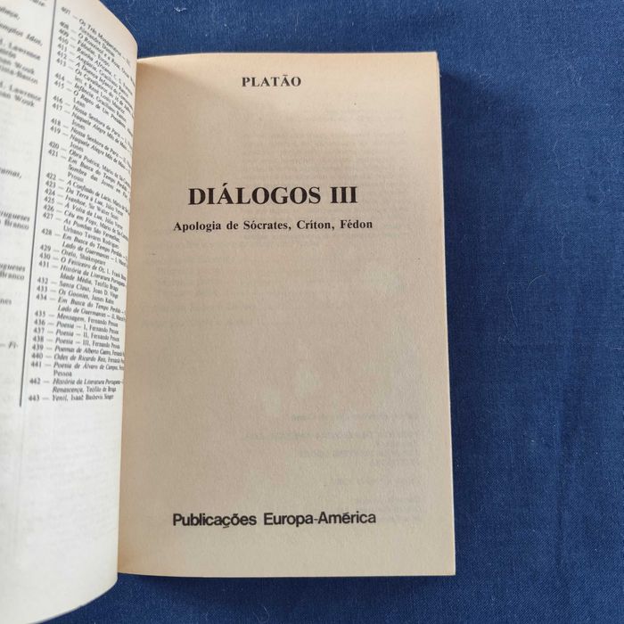 Platão - Diálogos: Apologia de Sócrates, Críton e Fédon