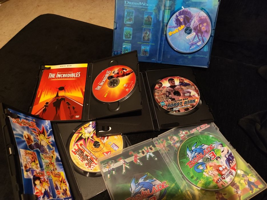5 Filmes animação DVD