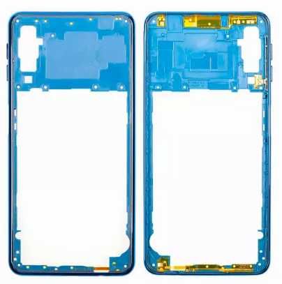 Рамка середня частина корпуса Samsung Galaxy A7 A750F 2018 Blue нова