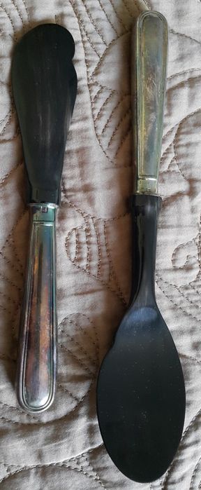 Набор Christofle, ложка и нож для икры !!!