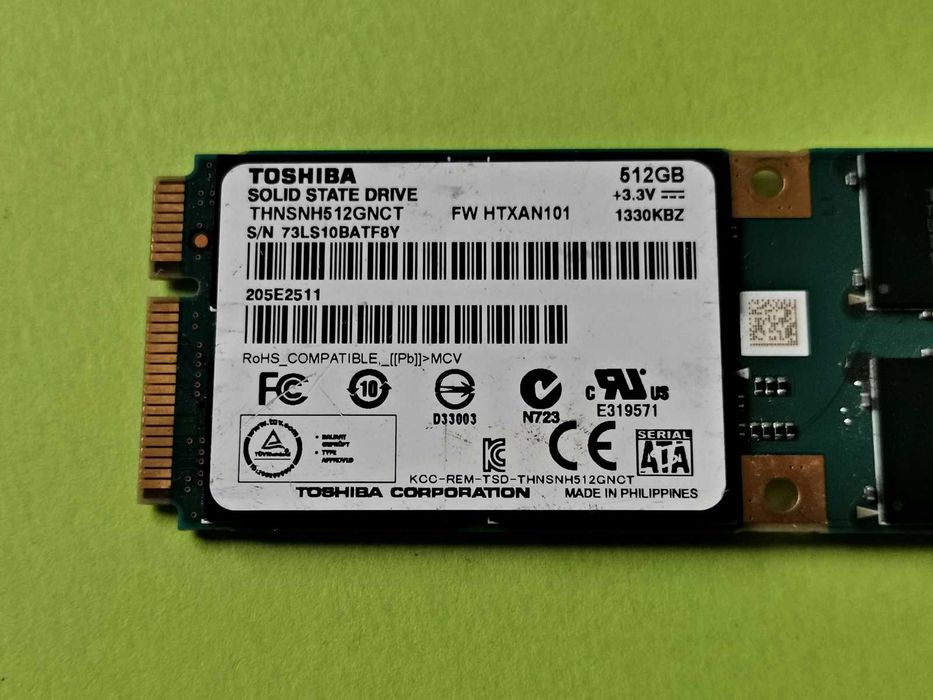 SSD mSata 512GB TosHiba