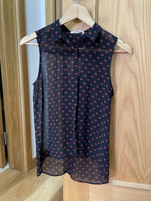 Camisa de festa preta