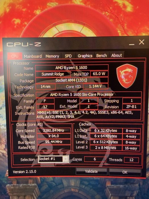 PC Gaming AMD Ryzen 5 1600 | GTX 1060 6GB | 16GB DDR4 | SSD M.2 + HDD | Windows 10 Pro