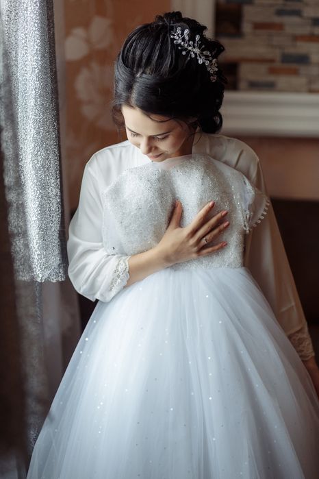 Весільна сукня xs свадебное платье Crystal