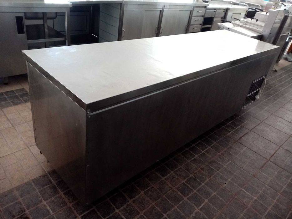 ACM1399 - Bancada Refrigerada em Inox com 4 Portas - Usada