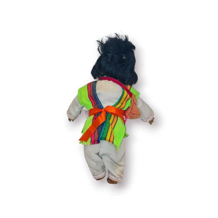 Boneco Mexicano Antigo Artesanal – 32 cm (Traje Tradicional / Coleção)