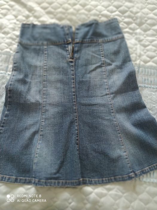 Джинсова жіноча спідниця