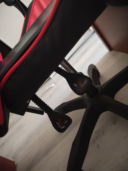 Cadeira Gaming Napofix GC1200 Monza Preta/Vermelha