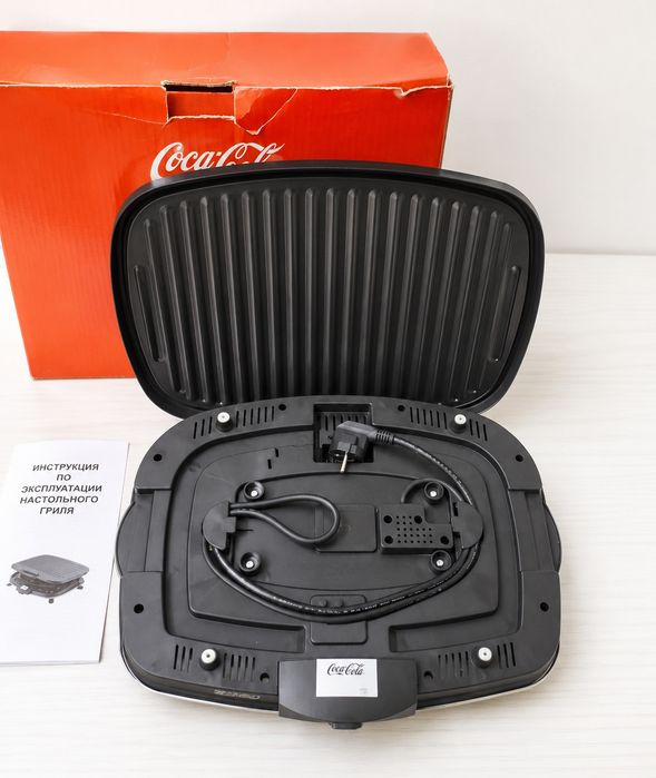 Електрогриль Coca-Cola Raclette | Новий | Повний комплект