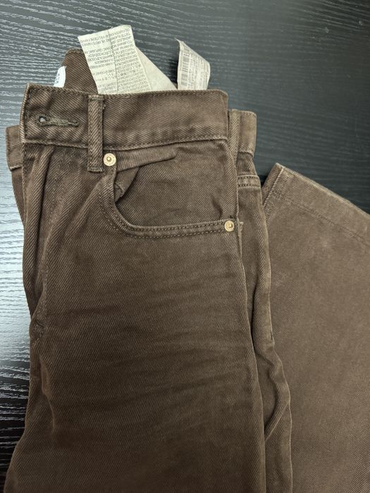 Джинси коричневі, S розмір, Bershka