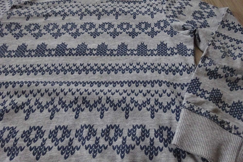 Bluza/bluzka chłopięca z nadrukiem swetra r.116 - 5.10.15.