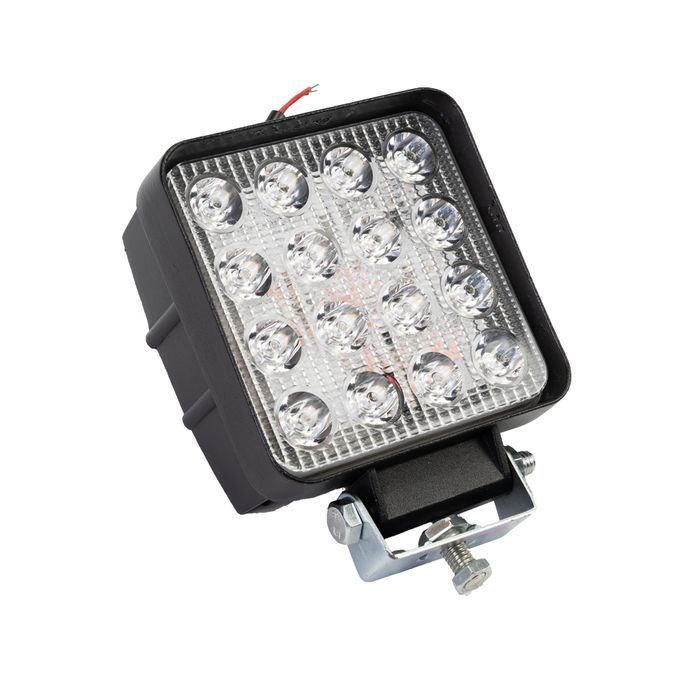 Lampa robocza 16 led, 48 W, 3070 LM kwadratowa 107x107x58 mm