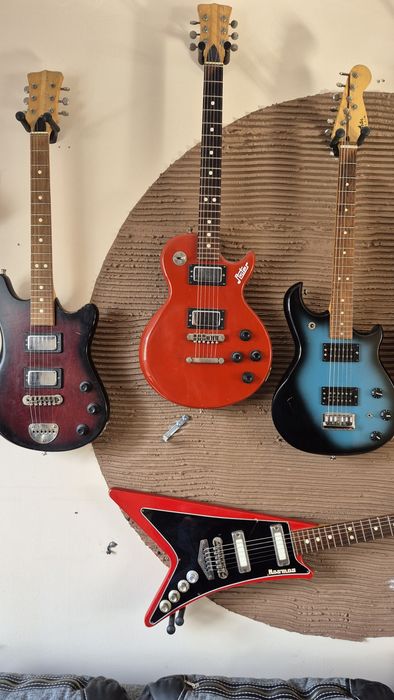kolekcja 21 gitar i 5 basow Defil