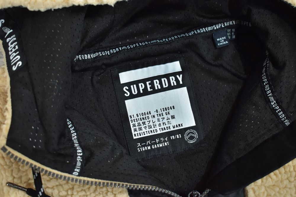 Superdry Storm Damska Kurtka Overhead Sherpa 38