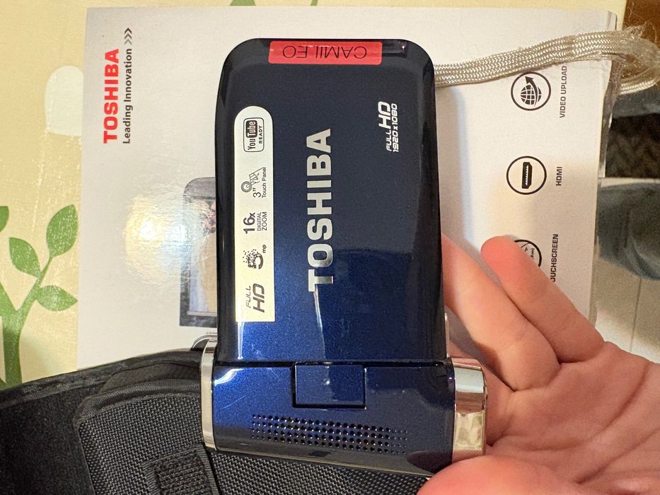 Câmera de filmar Toshiba
