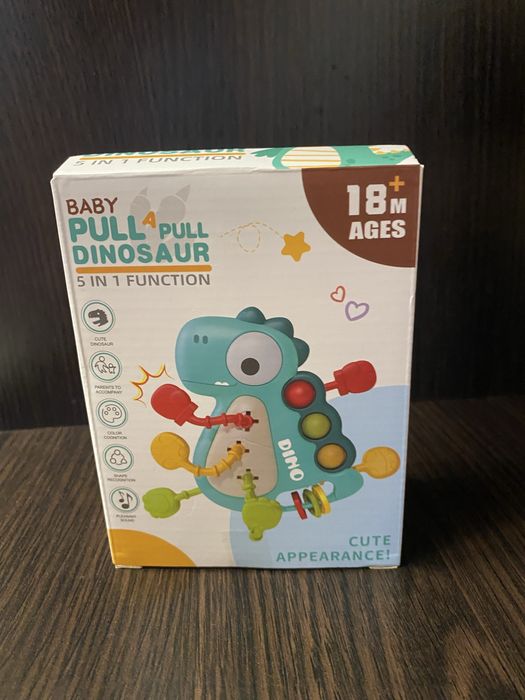 Розвиваюча іграшка бряскальце деревяна вежа