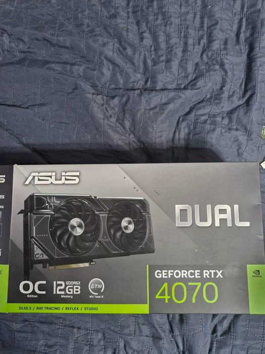 Відеокарта ASUS PCI-Ex GeForce RTX 4070 DUAL OC 12GB GDDR6X (192bit)