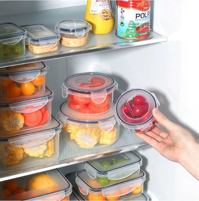 Plastikowe Pudełka na Żywność Lunchbox 12 szt