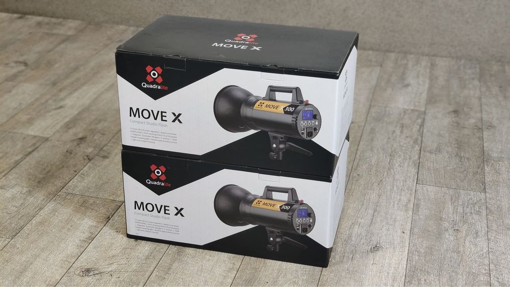 Lampa Quadralite move x300 x2