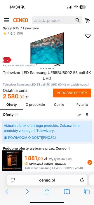 Telewizor Samsung 55