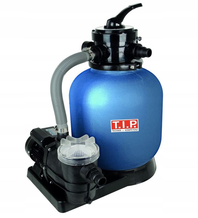 Filtr piaskowy do basenu pompa 7000 l/h. Zawór Prefiltr T.I.P.NIEMCY