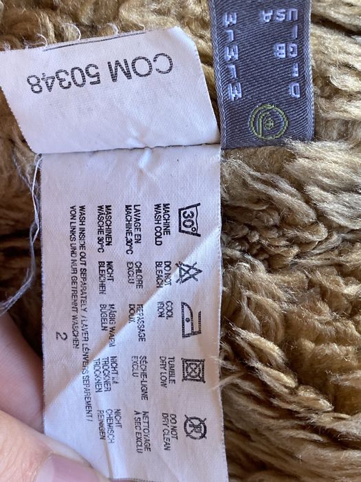 жилетка y2k джинсова на штучному хутрі вінтаж