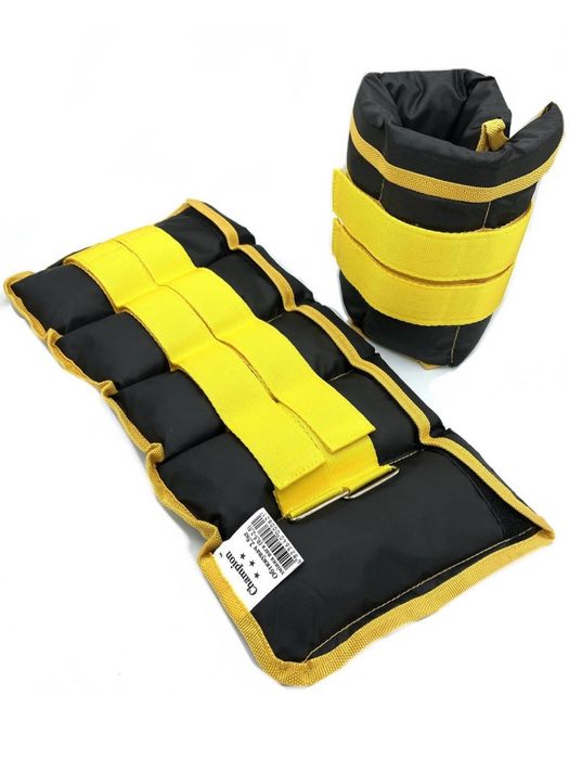 Нові обважнювачі для рук і ніг регульовані по вазі.Пара по 2,5 кг.