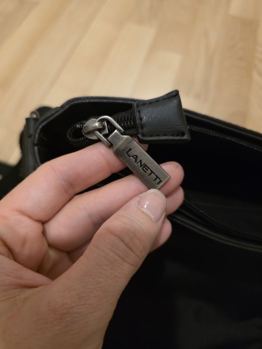 Męska duża torba listonoszka NOWA Lanetti