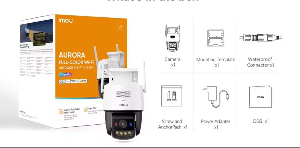 Wifi камера IMOU TITAN PRO 6MP 3K+