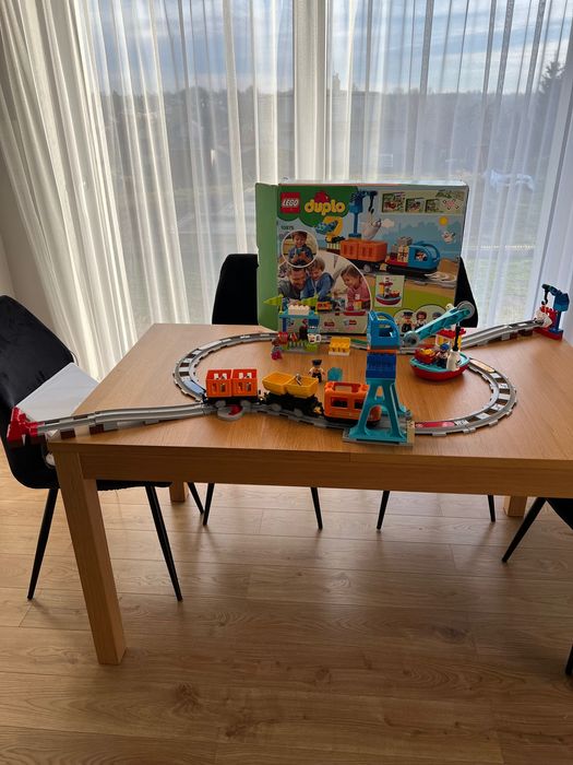 Lego Duplo 10875 Pociąg Towarowy Tory komplet