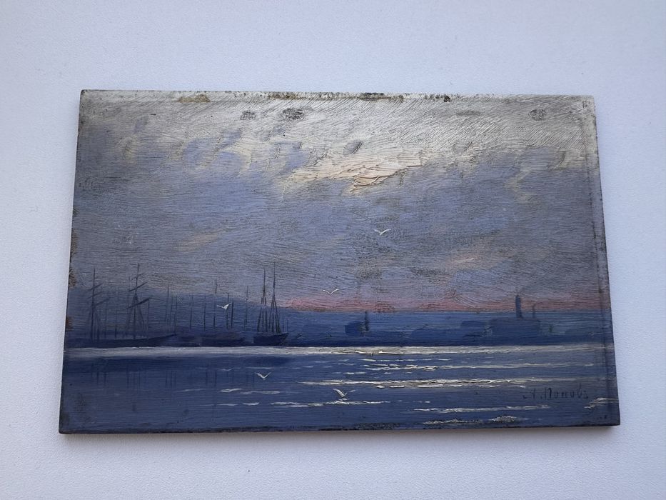 А. Попов морской пейзаж